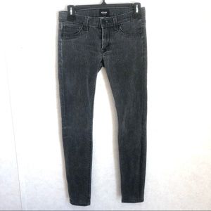 Hudson Krista Extra Skinny Jeans Faded Black Wash Size 25
